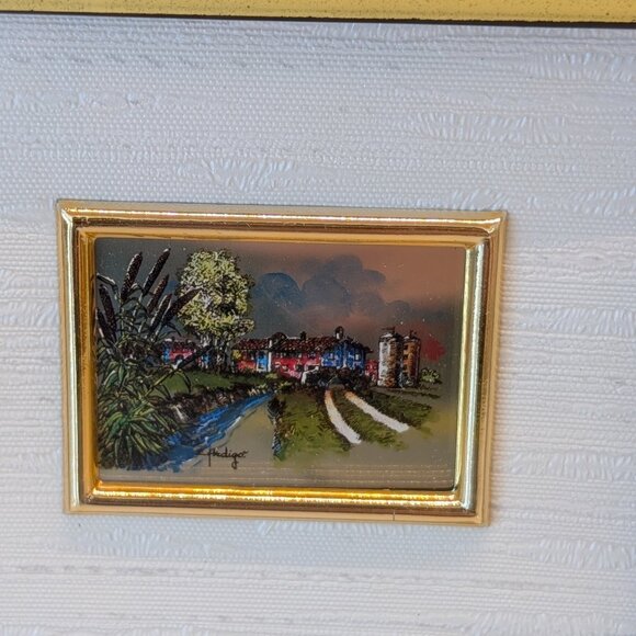 Vintage Italian Picture of Small Italian City - Picture 2 of 9